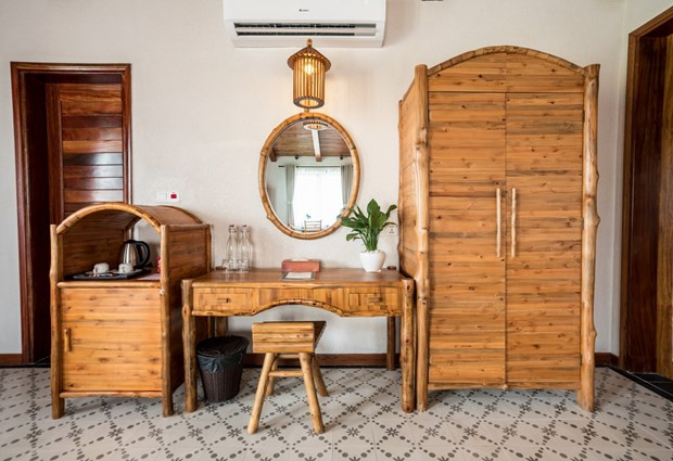 Nội thất thân thiện môi trường là một trong những yếu tố 'ghi điểm' với người sử dụng. (Ảnh minh họa: CTV/Vietnam+)