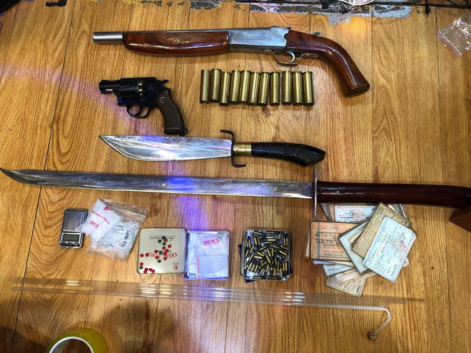 Số tang vật của vụ án - Ảnh: Công an cung cấp Số tang vật của vụ án - Ảnh: Công an cung cấp