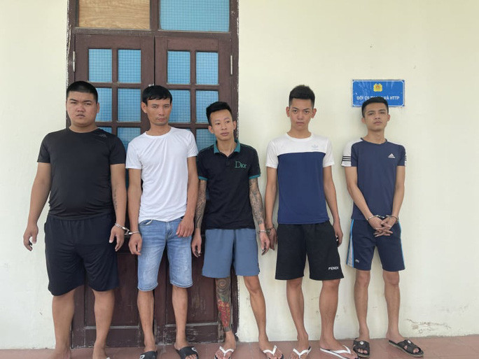 Các đối tượng bị bắt Các đối tượng bị bắt