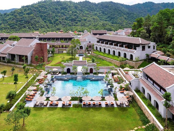 Khu Resort 5 sao Legacy Yên Tử, tỉnh Quảng Ninh. Ảnh: HOÀI NAM