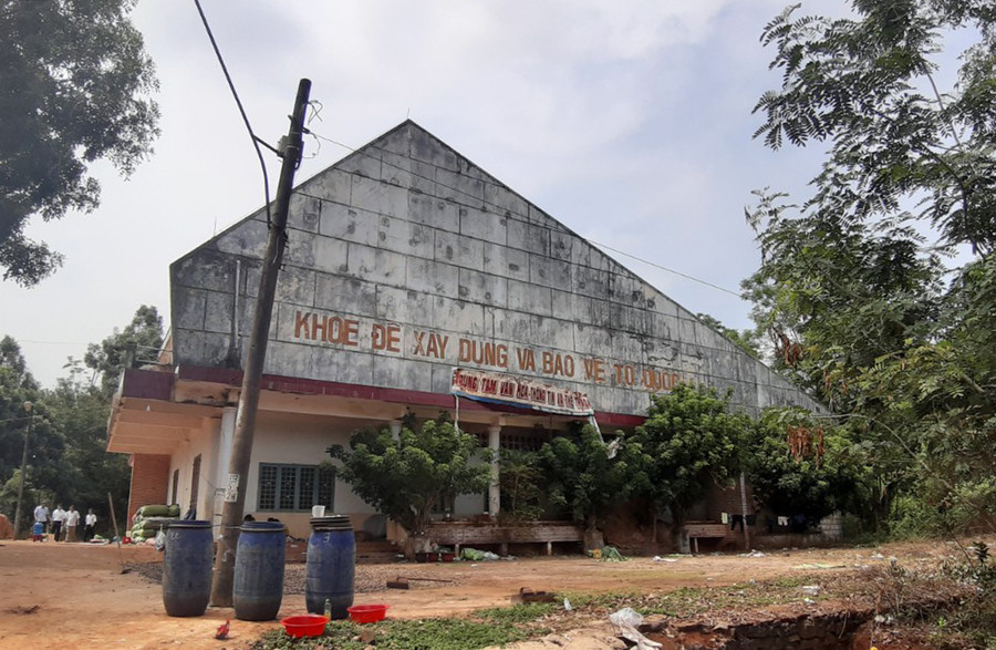 Một góc đồn Chư Ti xưa (nay thuộc sự quản lý của Trung tâm VHTT huyện Đức Cơ). Ảnh: Nguyễn Quang Tuệ