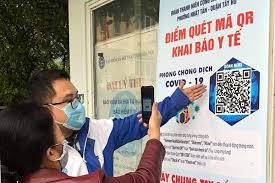  Quét mã QR để quản lý thông tin cá nhân phục vụ phòng-chống dịch Covid-19. Ảnh nguồn internet