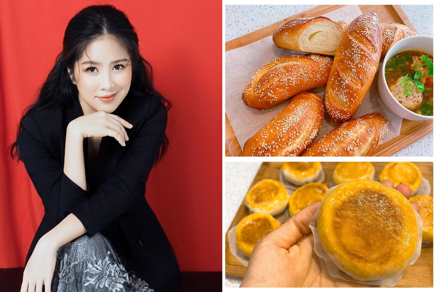 Lê Phương cũng cảm thấy hạnh phúc vì vừa được ông xã ủng hộ trong các hoạt động nghệ thuật vừa phụ giúp cô trong việc chăm sóc gia đình. ẢNH: NVCC