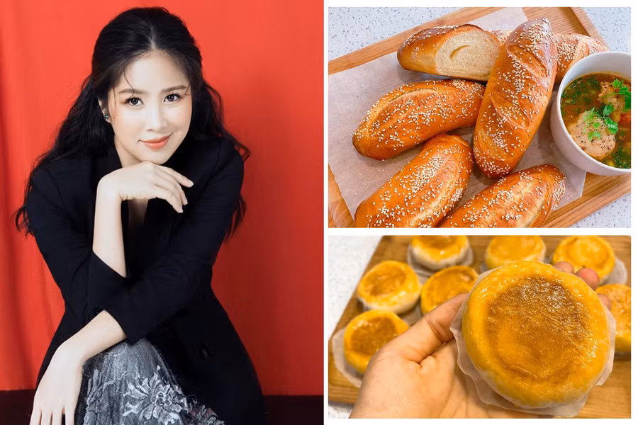 Lê Phương cũng cảm thấy hạnh phúc vì vừa được ông xã ủng hộ trong các hoạt động nghệ thuật vừa phụ giúp cô trong việc chăm sóc gia đình. ẢNH: NVCC