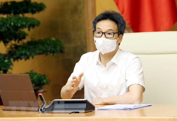  Phó Thủ tướng Chính phủ Vũ Đức Đam phát biểu chỉ đạo. (Ảnh: Phạm Kiên/TTXVN)