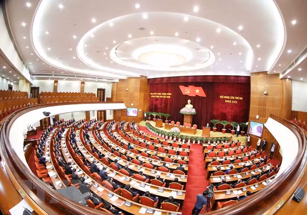  Toàn cảnh bế mạc hội nghị. (Ảnh: Phương Hoa/TTXVN)