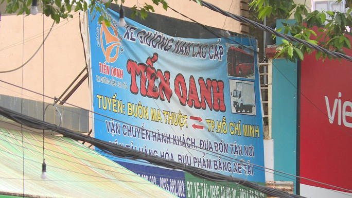 Ông N.T.H. là nhân viên nhà xe Tiến Oanh chuyên chạy tuyến TP Buôn Ma Thuột - TP HCM