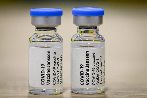 Vaccine ngừa COVID-19 của Johnson & Johnson. (Ảnh AFP/TTXVN)