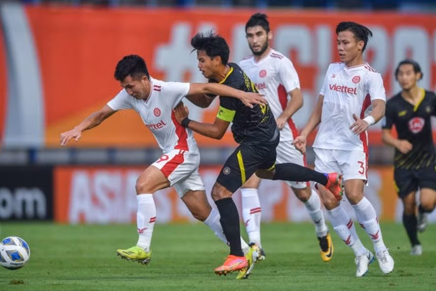 Viettel đánh bại Kaya FC của Philippines tỉ số 1-0 dù chơi hơn đối thủ 2 người suốt 1/3 thời gian trận đấu. Ảnh: AFC