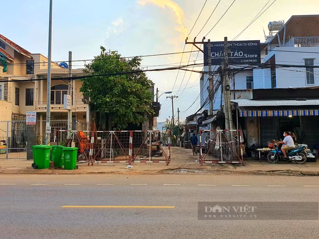 Phong toả tại huyện Thống Nhất (Ảnh: Nha Mẫn)