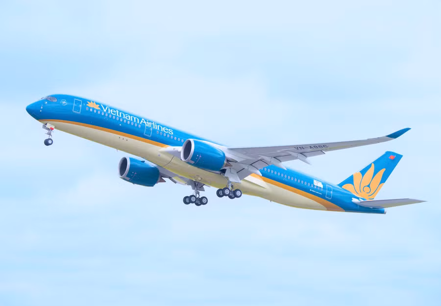 Hãng hàng không Vietnam Airlines.
