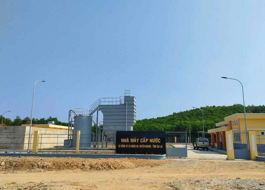 Nhà máy cấp nước sinh hoạt xã Đông và Nghĩa An