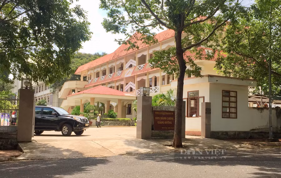 Khu giảng đường của Trường Cao đẳng sư phạm Đắk Lắk. Ảnh: Ngọc Giàu