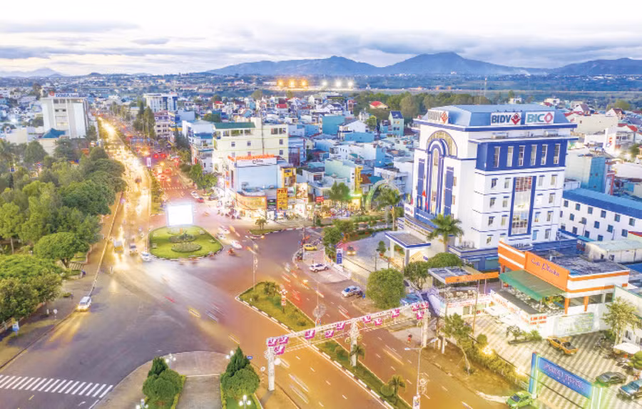 Đô thị Pleiku hôm nay. Ảnh: Phan Nguyên