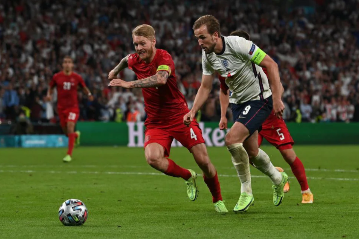 Đan Mạch đã chơi rất hay trước Anh. Ảnh: UEFA