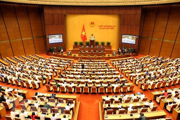 Quang cảnh phiên họp chiều 25/7. (Ảnh: Phạm Kiên/TTXVN)