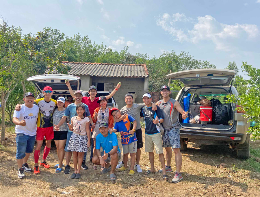 Đoàn khách đến từ TP. Đà Nẵng đã có trải nghiệm thú vị tại Huyfarm vào tháng 3-2021 (ảnh đơn vị cung cấp).