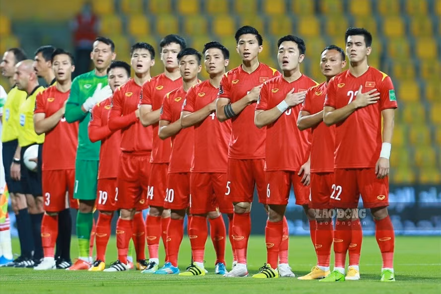  Đội tuyển Việt Nam sẽ gặp đội tuyển Trung Quốc, Oman, Australia, Nhật Bản và Saudi Arabia tại vòng loại thứ 3 World Cup 2022. Ảnh: Trung Thu