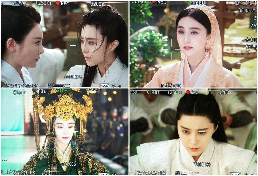 Các cảnh quay của Phạm Băng Băng trong Ba Thanh truyện bất ngờ được tiết lộ. ẢNH: CHỤP MÀN HÌNH SOHU