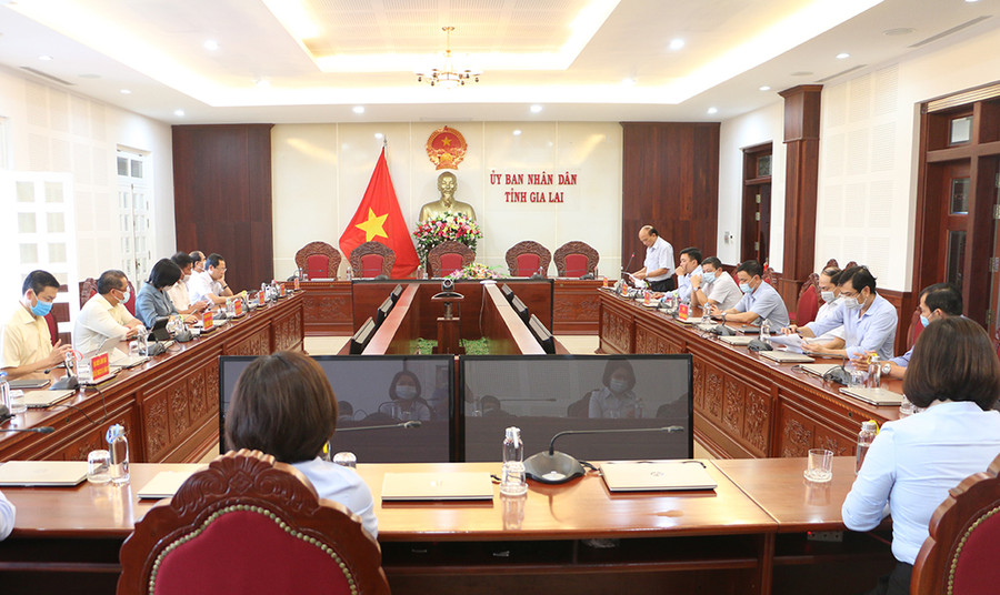 Quang cảnh buổi công bố quyết định. Ảnh: Quang Tấn