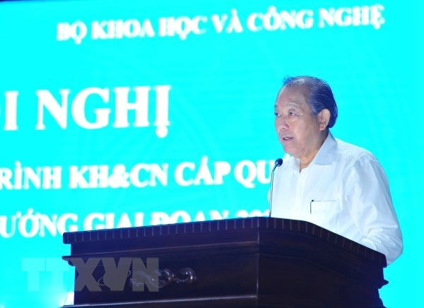 Phó Thủ tướng Thường trực Chính phủ Trương Hòa Bình phát biểu chỉ đạo. (Ảnh: Minh Đức/TTXVN) Phó Thủ tướng Thường trực Chính phủ Trương Hòa Bình phát biểu chỉ đạo. (Ảnh: Minh Đức/TTXVN)