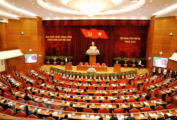 Toàn cảnh bế mạc hội nghị. (Ảnh: Phương Hoa/TTXVN)