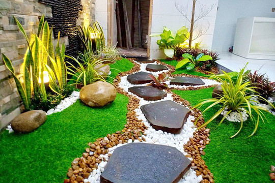 Tiểu cảnh đá rất được ưa chuộng ở các nước phương Tây. (Ảnh minh hoạ)