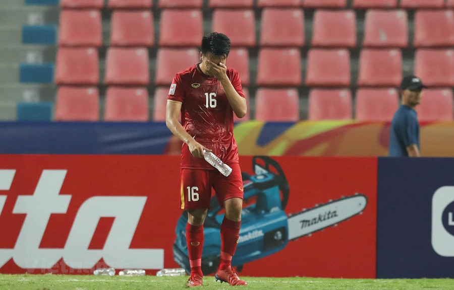 Hình ảnh U23 Việt Nam thất bại tại U23 châu Á 2019 tại Thái Lan. (Ảnh: Hiển Nguyễn/Vietnam+)
