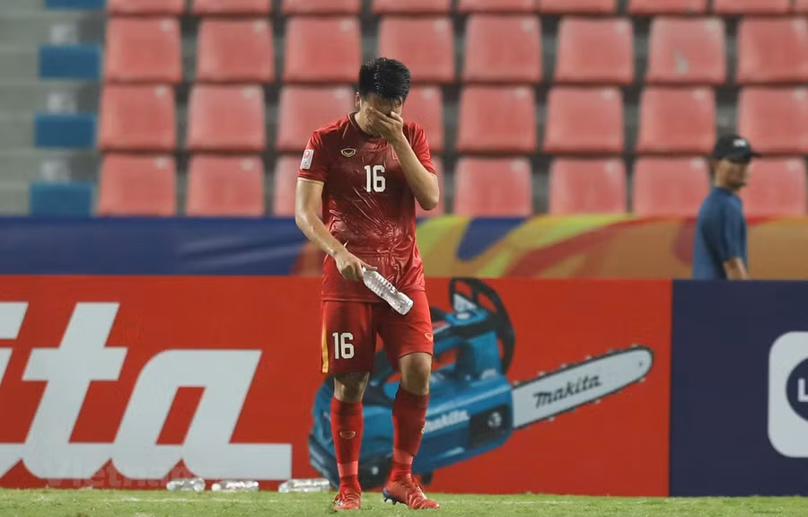 Hình ảnh U23 Việt Nam thất bại tại U23 châu Á 2019 tại Thái Lan. (Ảnh: Hiển Nguyễn/Vietnam+)