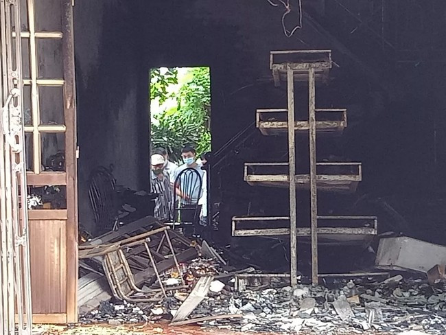 Hiện trường vụ việc. (Ảnh: Nguyễn Đại)