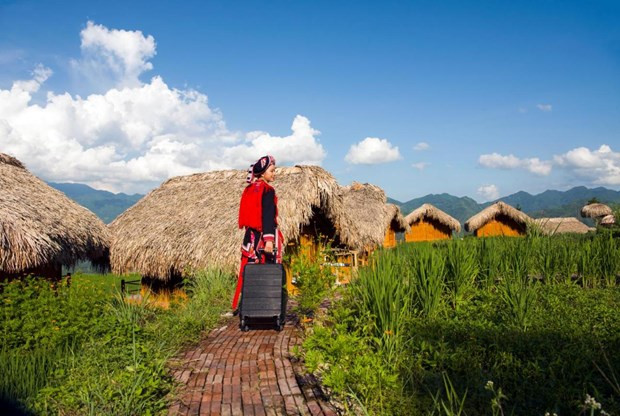 Theo Hội Hướng dẫn viên du lịch Việt Nam, hiện có khoảng 28.000 hướng dẫn viên đã được cấp thẻ hành nghề. (Ảnh minh họa: CTV/Vietnam+)