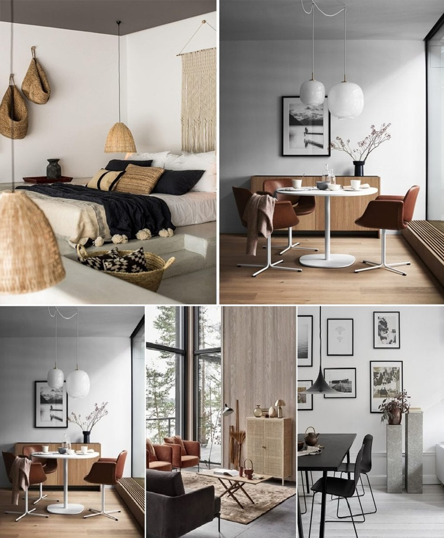 Phong cách thiết kế nội thất Nhật Bản là sự pha trộn giữa kiến trúc truyền thống và thiết kế nội thất hiện đại. Đồ họa: M.H