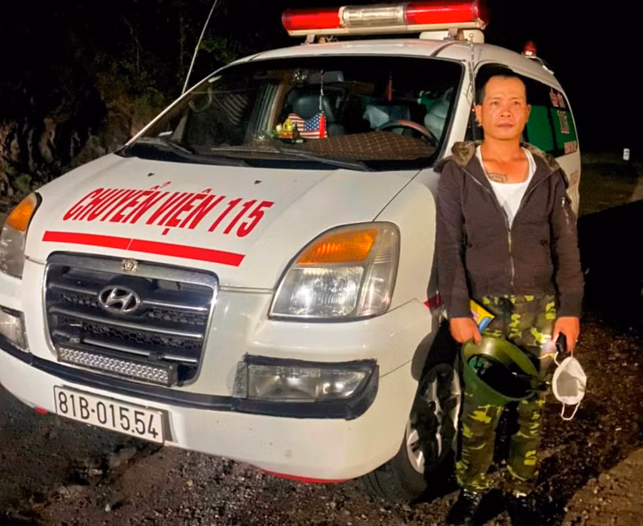 Đối tượng Cường bị phát hiện lái xe sau khi đã sử dụng ma túy Ảnh Văn Vũ