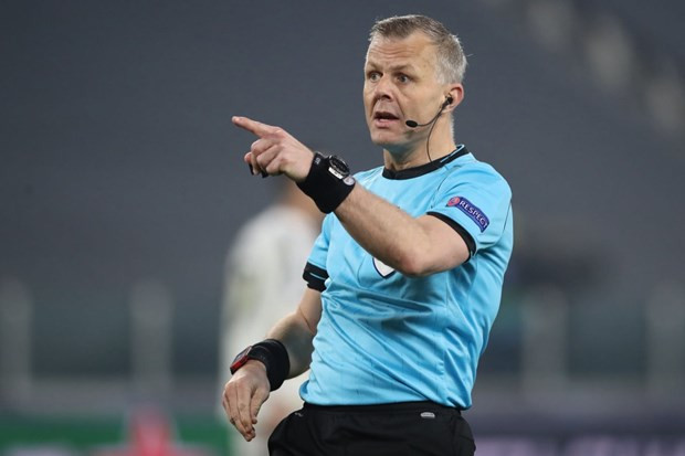 Trọng tài Bjorn Kuipers bắt chính trận chung kết EURO 2020. (Nguồn: Getty Images)