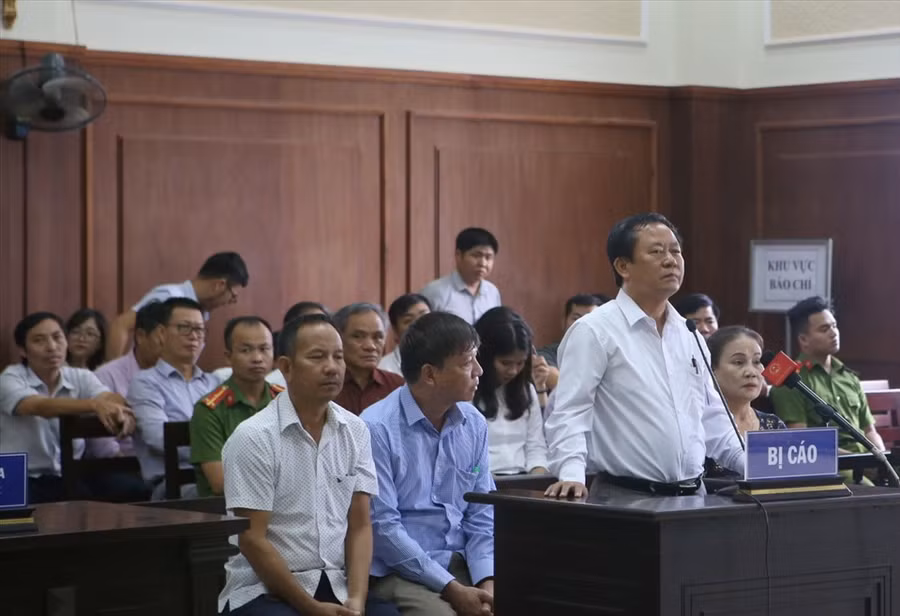  Bị cáo Trương Huy Liệu tại phiên tòa xét xử phúc thẩm năm 2019. Ảnh: Hưng Thơ.