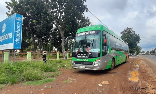 Xe khách của nhà xe Khang Phát. (Nguồn: Cand.com.vn) Xe khách của nhà xe Khang Phát. (Nguồn: Cand.com.vn)