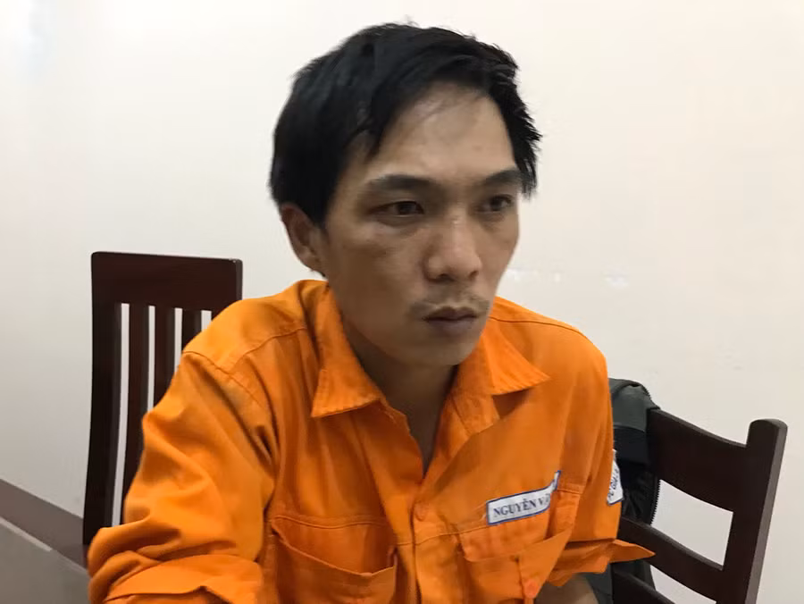 Đối tượng Linh đang bị tạm giữ hình sự. Ảnh: Văn Ngọc