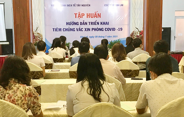  Quang cảnh lớp tập huấn. Ảnh: Như Nguyện