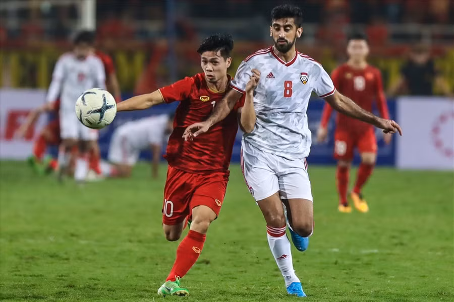 Đội tuyển Việt Nam giành chiến thắng gần nhất tại sân Mỹ Đình là cuộc đối đầu với UAE ở vòng loại thứ 2 World Cup 2022 diễn ra hồi tháng 11.2019. Ảnh: Sơn Tùng