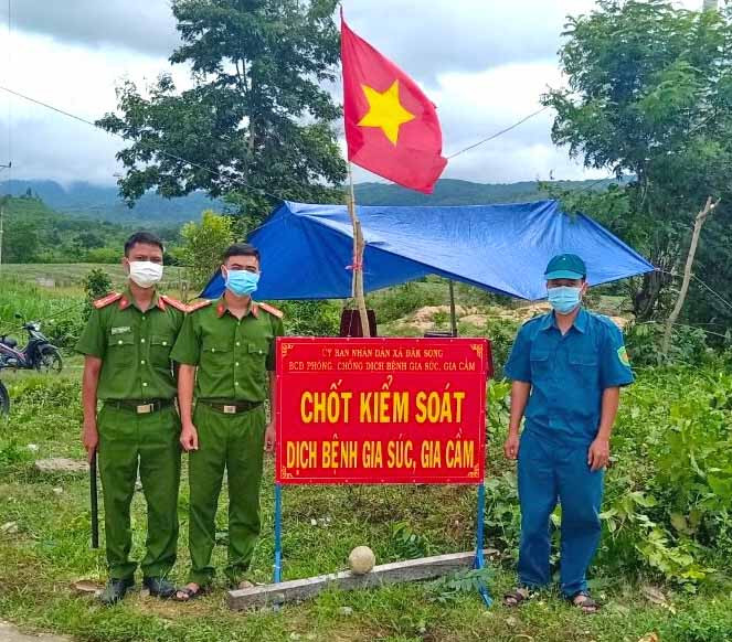 Chốt kiểm soát động vật tại xã Đak Song (huyện Kông Chro). Ảnh Ngọc Minh