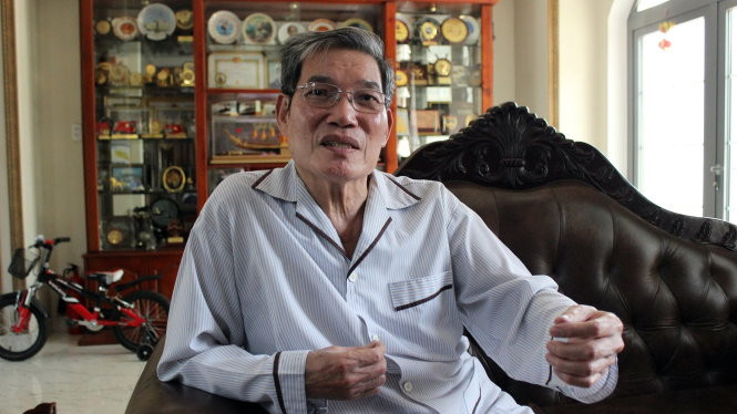 Phó đô đốc, nguyên Tư lệnh hải quân Đỗ Xuân Công - phó tham mưu trưởng Vùng 4 thời điểm tháng 3-1988