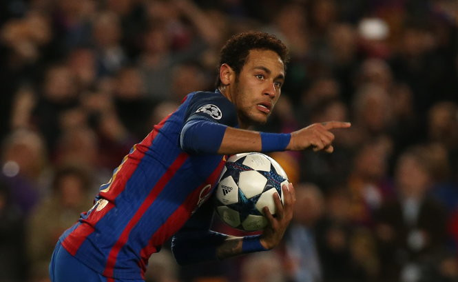 Neymar tỏa sáng với một cú đúp bàn thắng. Ảnh: Reuters Neymar tỏa sáng với một cú đúp bàn thắng. Ảnh: Reuters