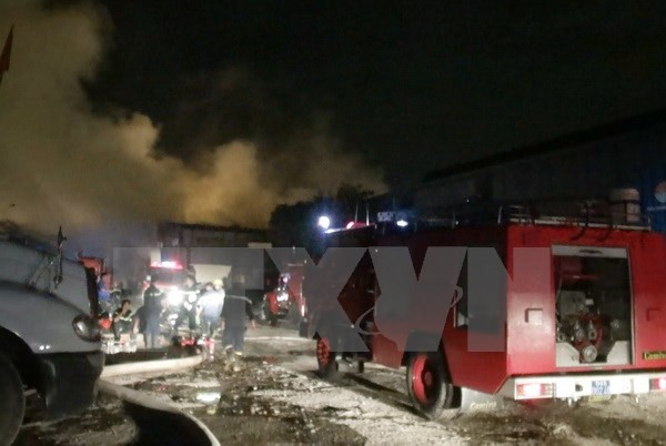 Hiện trường vụ cháy. Hiện trường vụ cháy.