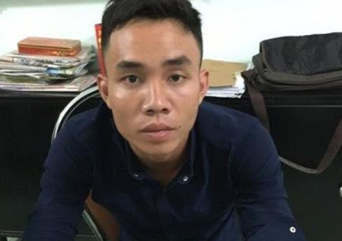Nguyễn Văn Phong tại cơ quan công an