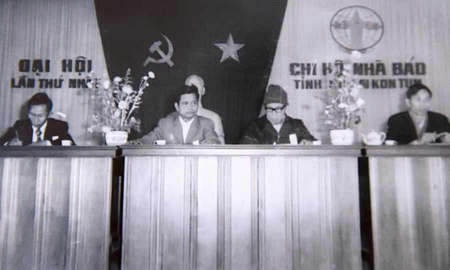 Đại hội chi hội Nhà báo tỉnh Gia Lai-Kon Tum lần thứ I. Ảnh: P.V