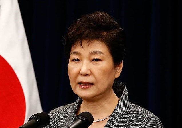 Tổng thống bị luận tội Park Geun-hye.