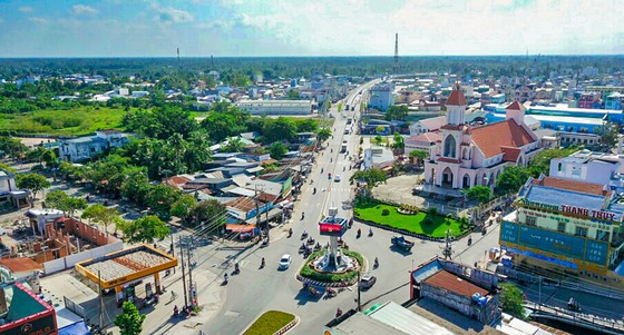 Một góc thành phố Ngã Bảy hôm nay