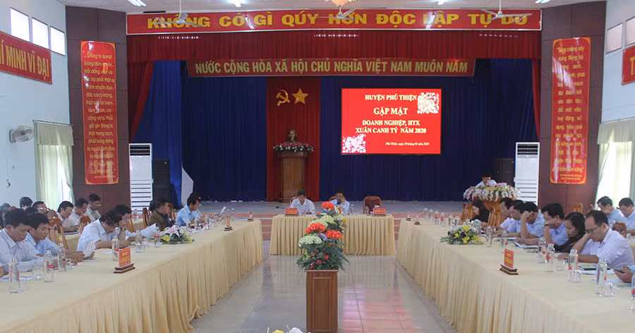Quang cảnh buổi gặp mặt. Ảnh: Thanh Tâm