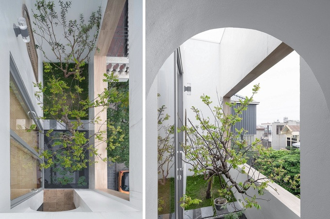 Logia được tận dụng làm thành những mảnh vườn và hồ nước. Logia được tận dụng làm thành những mảnh vườn và hồ nước.