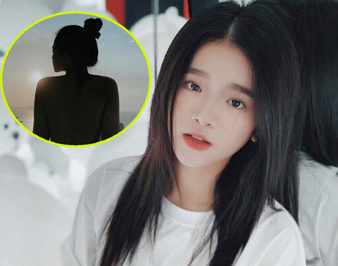 Bức ảnh bán khỏa thân của Linh Ka gây tranh cãi - Ảnh: Instagram NV